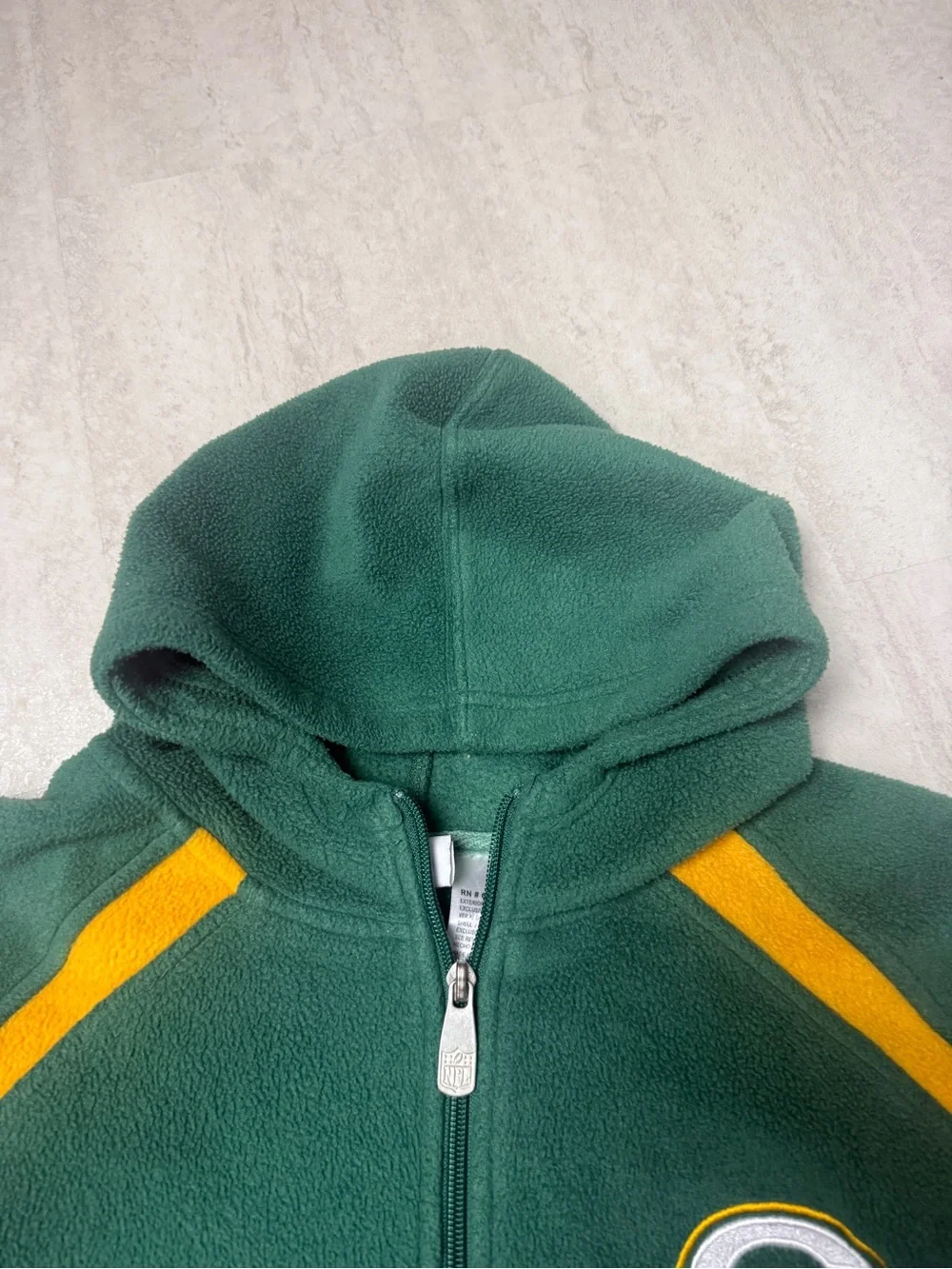 NFL Green Bay Packers fleece jacket zip up hoodie